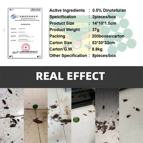 Cockroach Killer Gel 8pcs