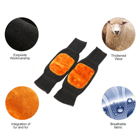 Pair of Wool Knee Pads
