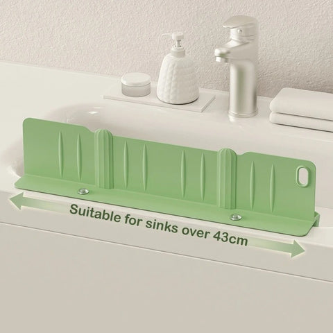 2 in 1 Kitchen Sink Splash Protector with Draining Rack