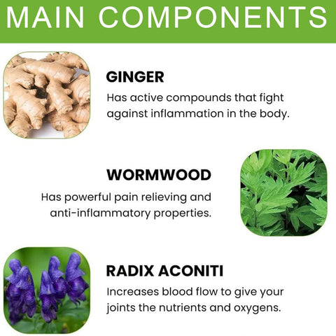 Herbal knee pain relief patches