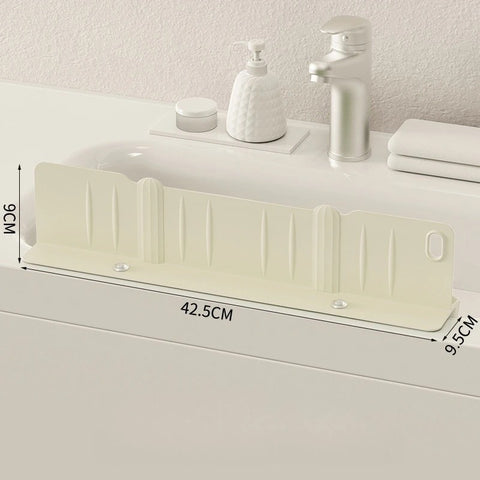 2 in 1 Kitchen Sink Splash Protector with Draining Rack