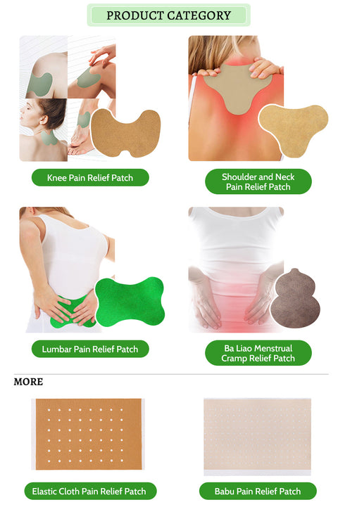 Herbal knee pain relief patches