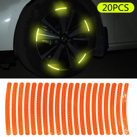 20pcs Night Safety Warning Car Stickers