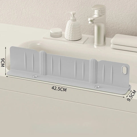 2 in 1 Kitchen Sink Splash Protector with Draining Rack