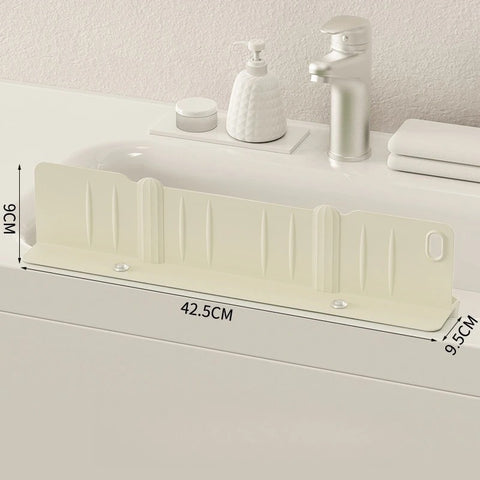 2 in 1 Kitchen Sink Splash Protector with Draining Rack
